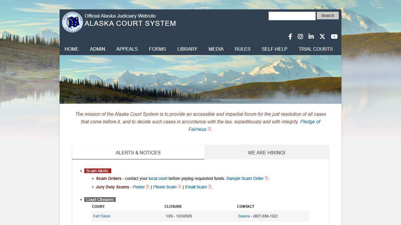 Home Page - Alaska Court System