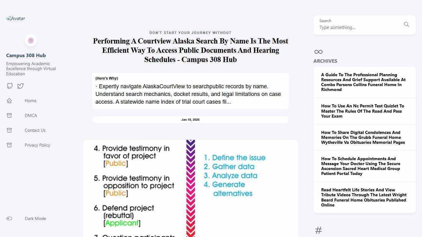 Performing A Courtview Alaska Search By Name Is The Most Efficient Way To Access Public Documents And Hearing Schedules - Campus 308 Hub