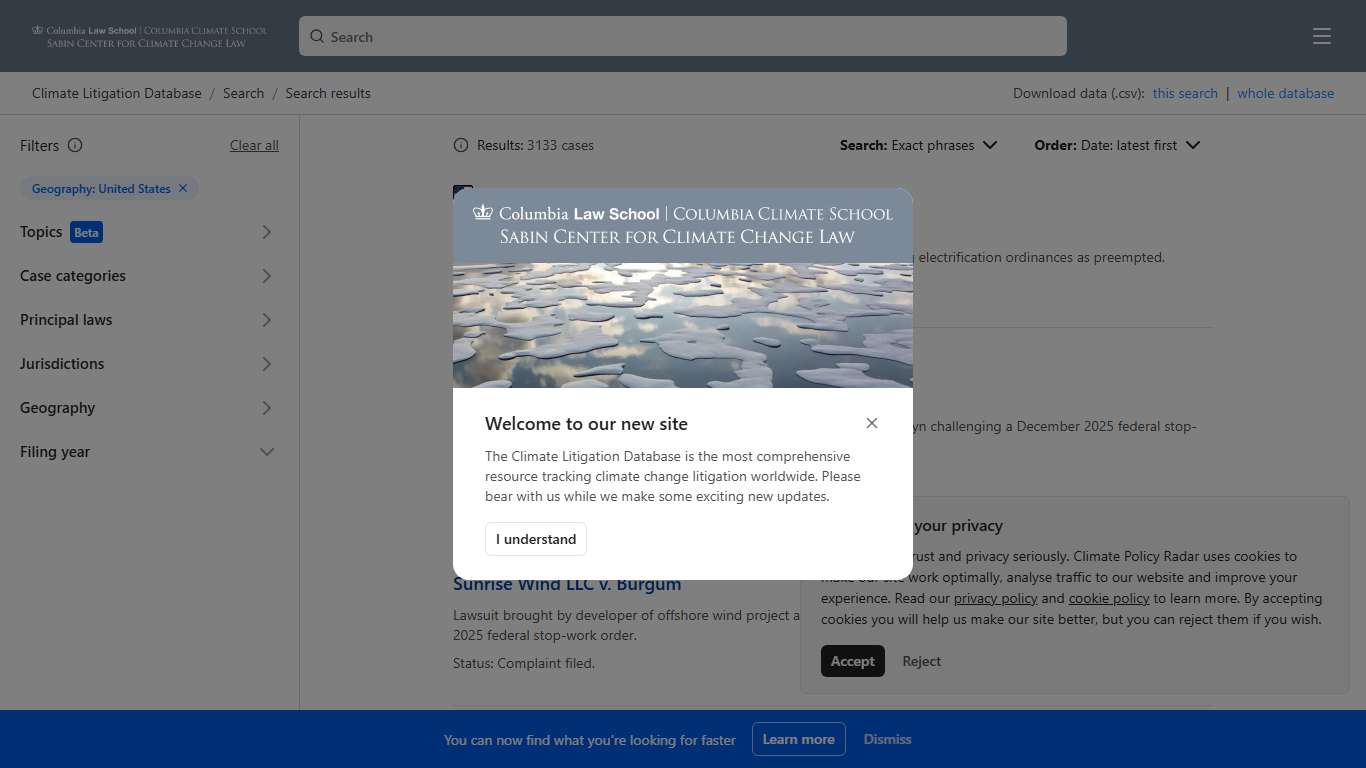 Search the Climate Litigation Database - The Climate Litigation Database